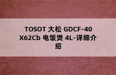 TOSOT 大松 GDCF-40X62Cb 电饭煲 4L-详细介绍